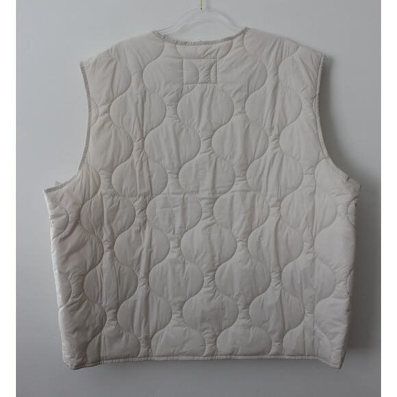 Old Navy Mens Quilted Liner Vest White Size XXL NWT - Picture 2 of 5